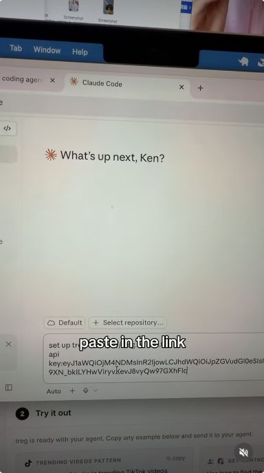 Published Queenie video with creator introduction